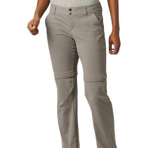 Columbia Women's Saturday Trail II (2) Convertible Pants Gray Nylon Size M